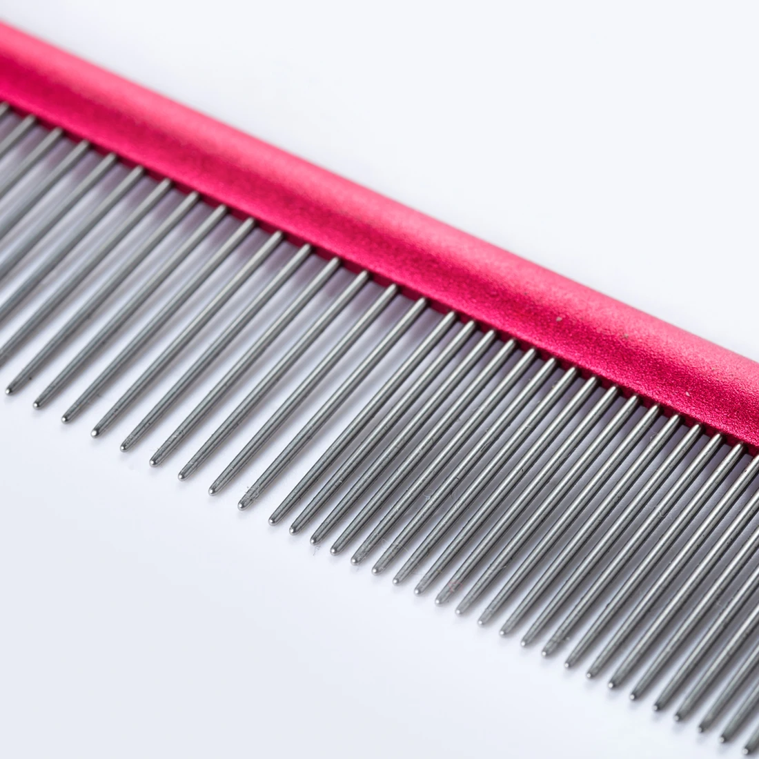 OEM aluminum handle pet cleaning comb for dog