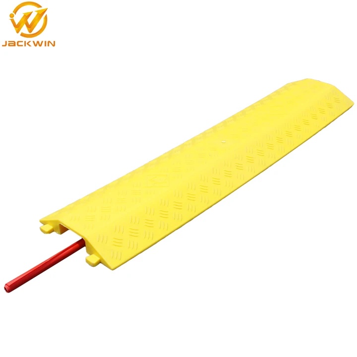 Heavy Duty  Drop Over Cable & Hose Protector Ramp Covers Wires in High Traffic Areas