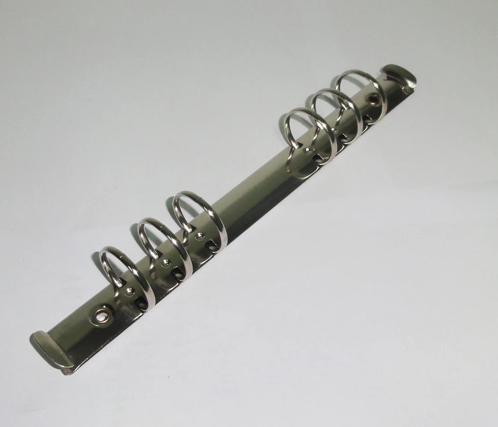 Book Binding Clip Memo type 6 Ring Binder Mechanism