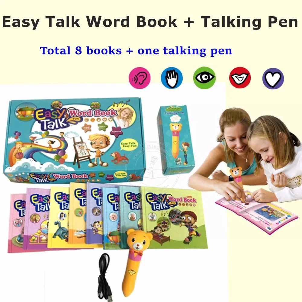 Preschool English Touch Talk Pen Educational Toys Learning English Vocabulary Words
