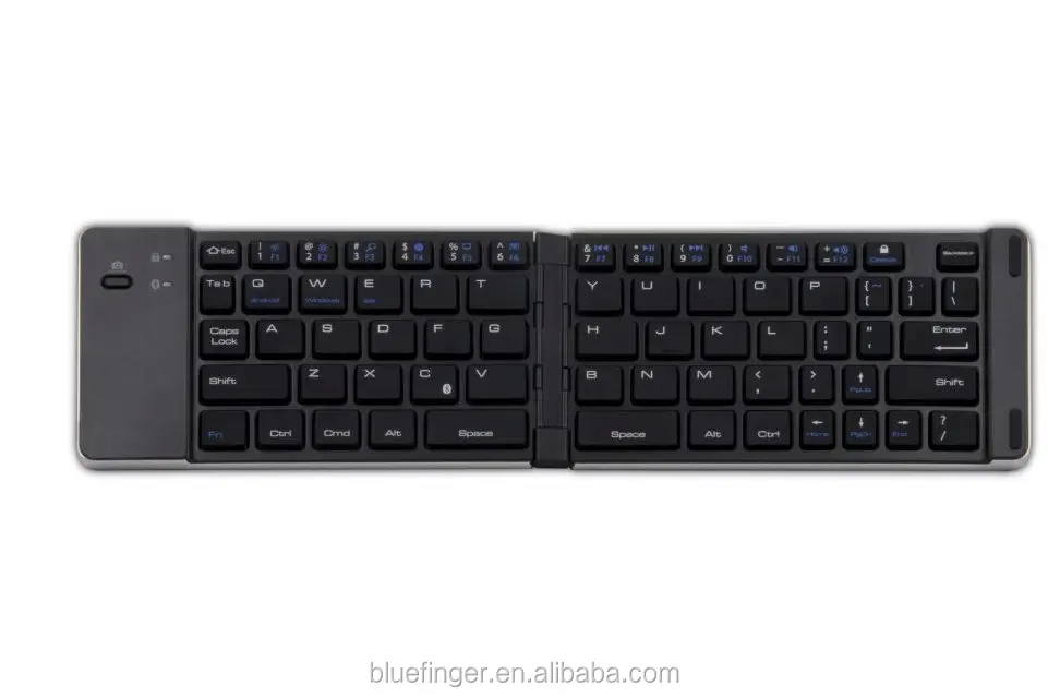 
Aluminum alloy folding Bluetooth keyboard for all kinds of tablets and smart phones 