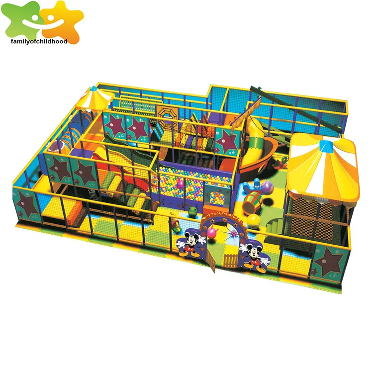 Biggest manufacture indoor play center labyrinth children maze