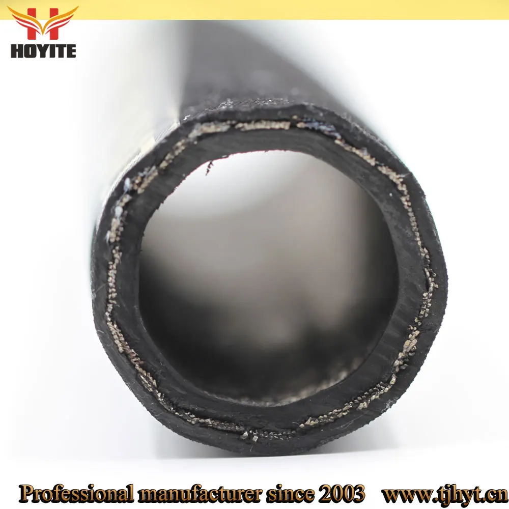 Fabric Covered Hydraulic Oil Resistant Rubber Flexible Hose