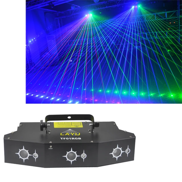 China manufacturer 6 eyes laser disco light rgb dmx stage lighting 760mw outdoor laser light for party