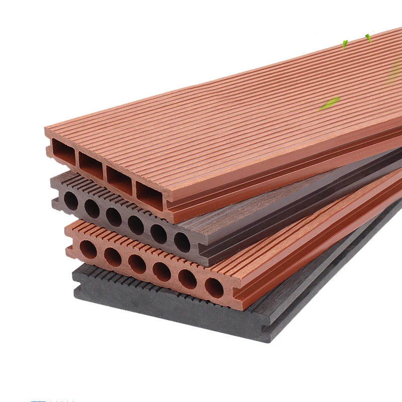 china manufacture price hollow solid one no slip long use life wpc outdoor decking wpc decking floor terrace board