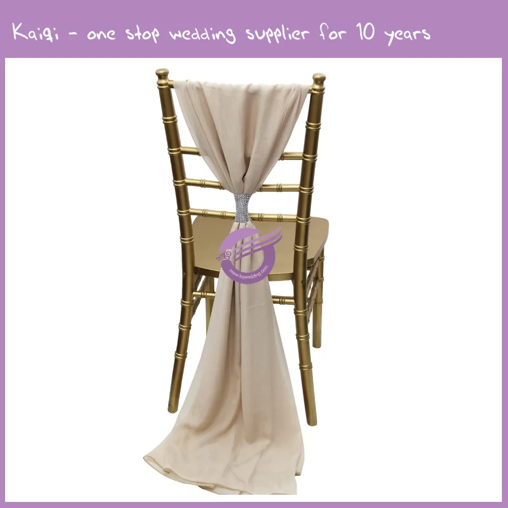 BS00662 Factory directly elegant chiffon Wedding chair decoration chair covers