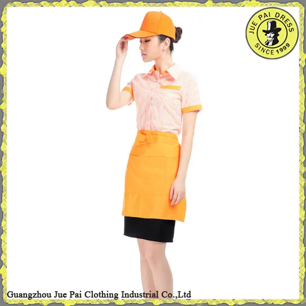 Fast Food Restaurant Waiter Uniform, Hotel Uniform, Waiter And Waitress Uniforms