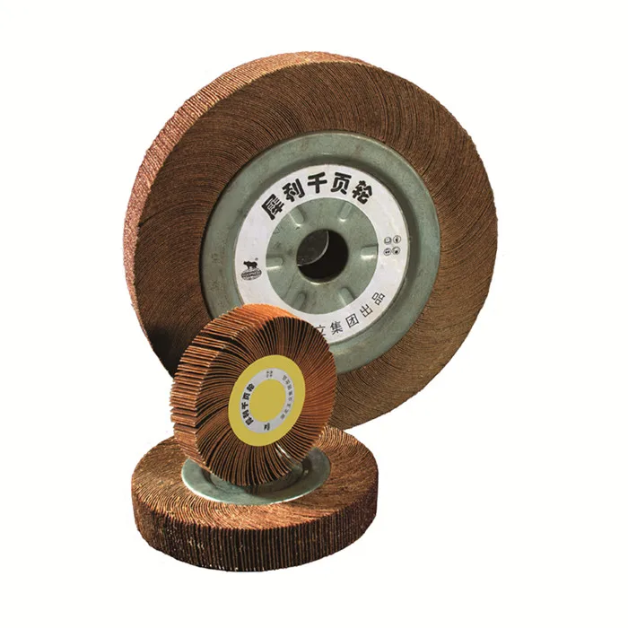 Metal polishing aluminium oxide flap wheel 125mm P120