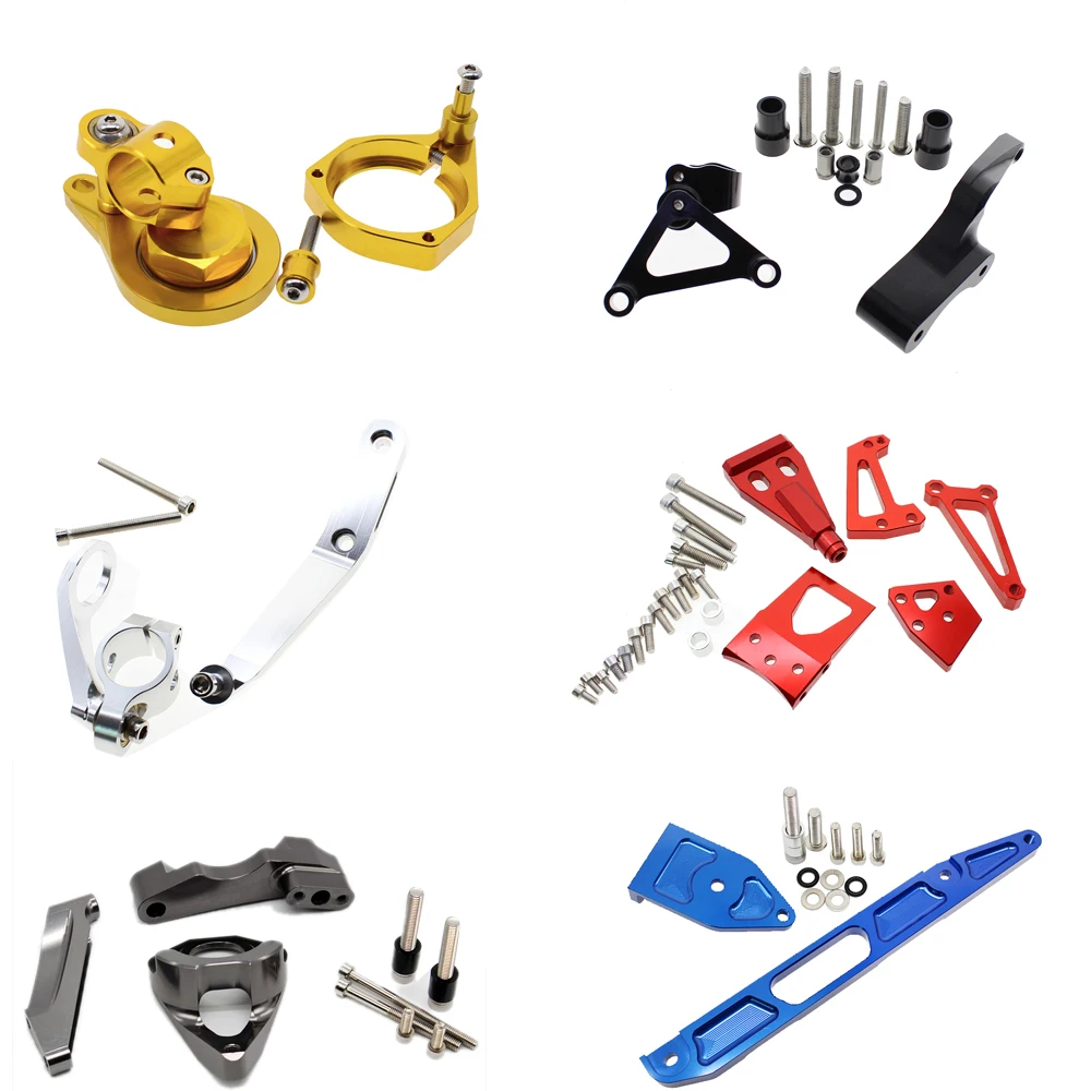 Motorcycle Damper Stabilizer universal fit all brands all model racing cnc steering damper kits