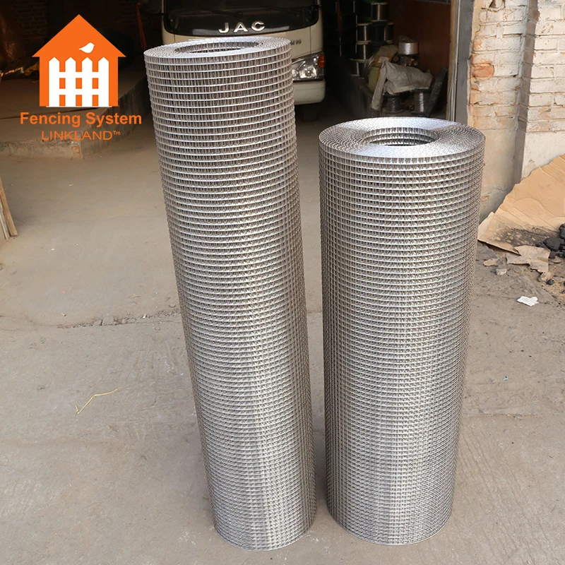 Ограждение сетка 1/4 дюйма оцинкованная сварная железная проволочная сетка