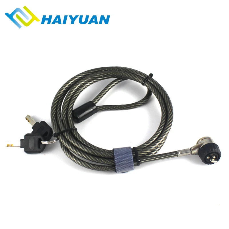 Adjustable universal cable lock anti-theft laptop computer cable lock combination for macbook pro Samgsung Huaiwei Xiaomi