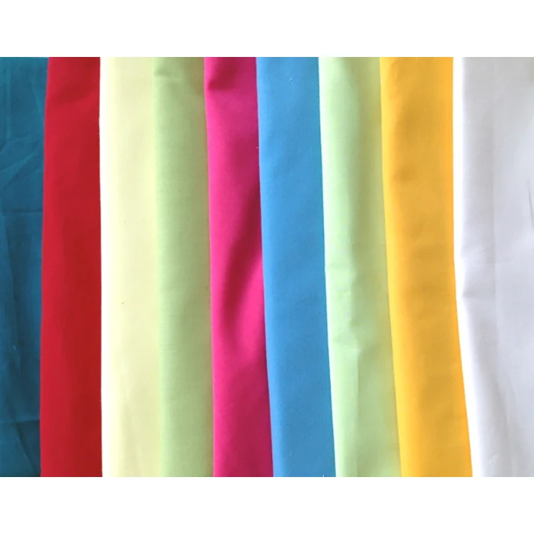 Хлопчатобумажный поплин 40, однотонный тканый 250 см, 100% хлопчатобумажная ткань для постельного белья