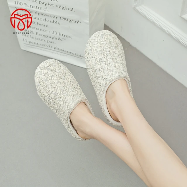 winter products custom house indoor cashmere woman slippers
