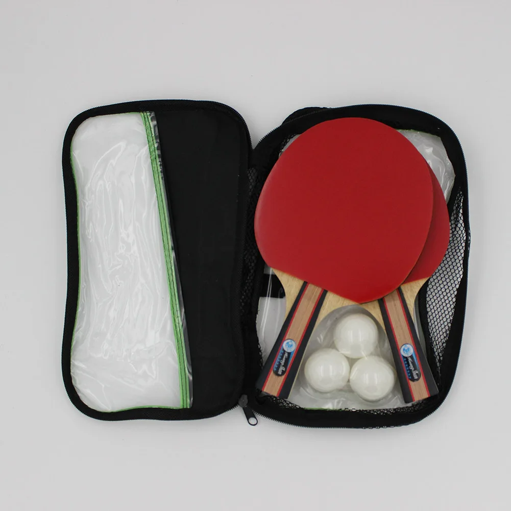 
Sports Training indoor game adult desktop wooden table tennis racket set 