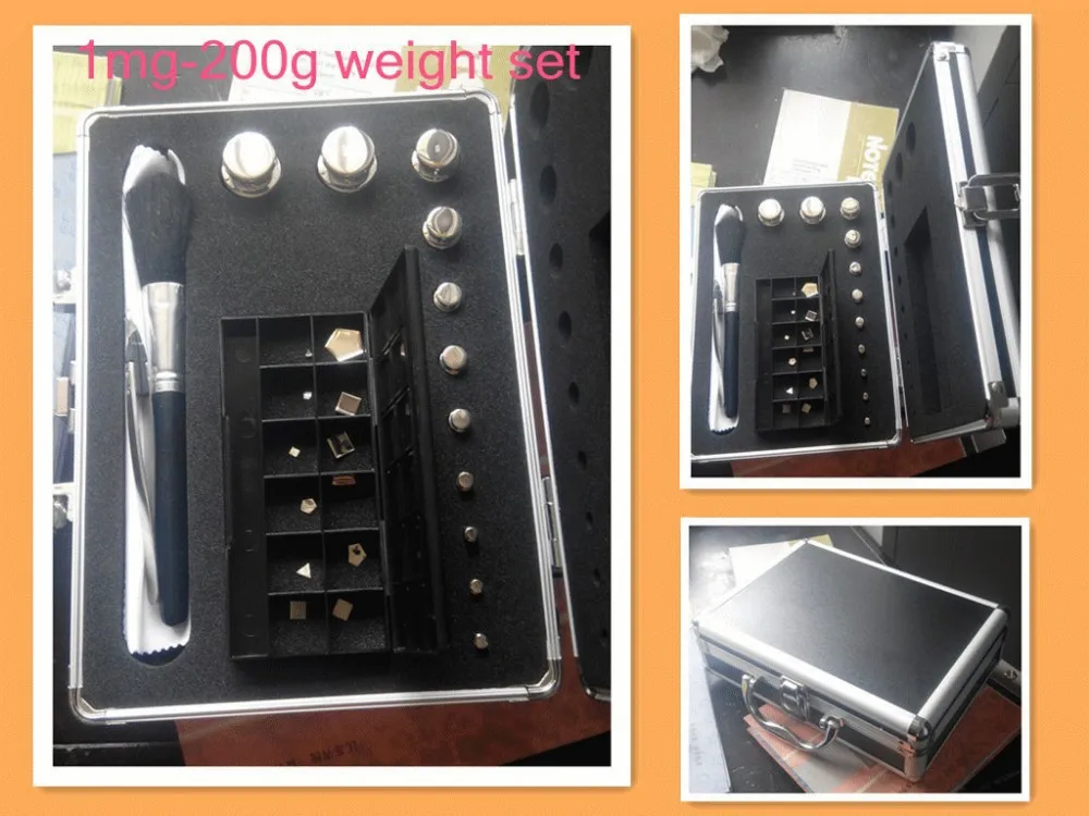 cylindrical weight set 1mg-1kg balance weight block, standard calibration weights, stainless steel weight set