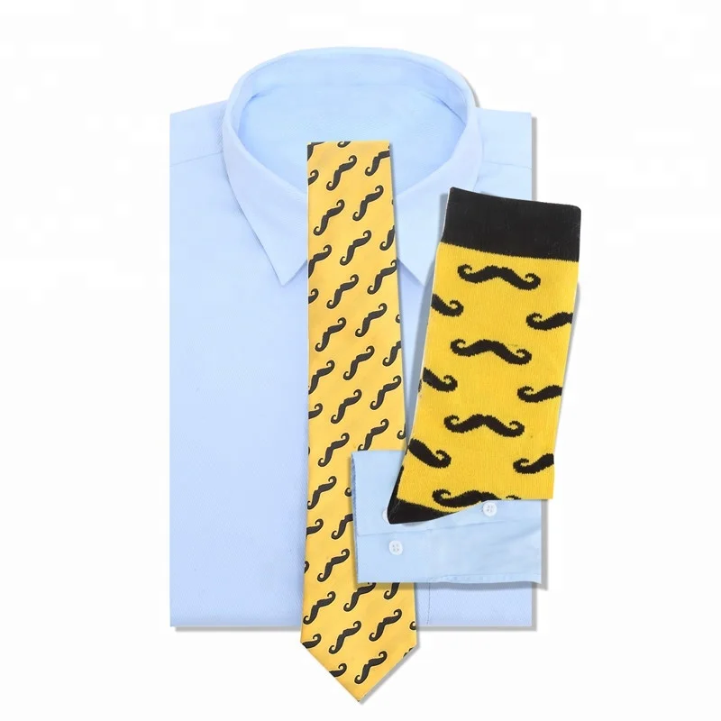 Gift Set Custom Matching Tie And Sock For Men