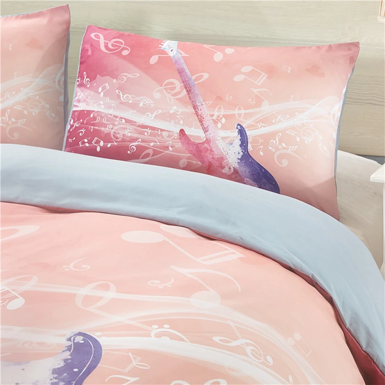 
Hot selling cotton 3d lion elephant animal printing bedding set made in china 