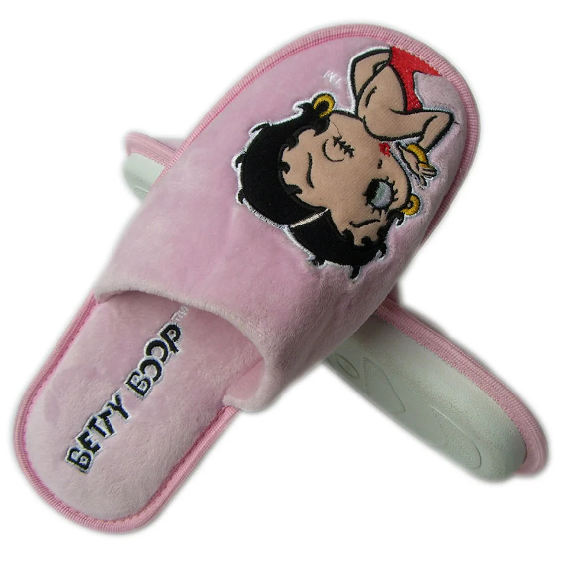 Chinese factories wholesale cheaply designer slippers Cute Girl Embroidery Customizable LOGO Indoor Baby Slippers