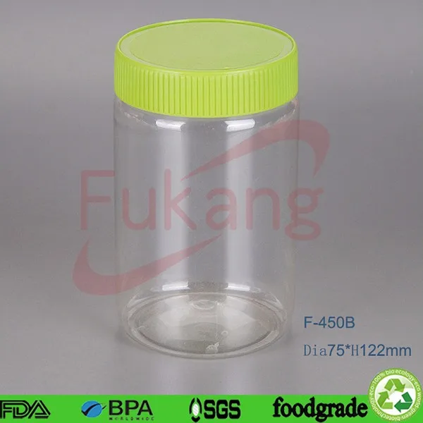 empty small oyster chocolate sauce bottle 500g empty plastic spice packing jar for chilli powder