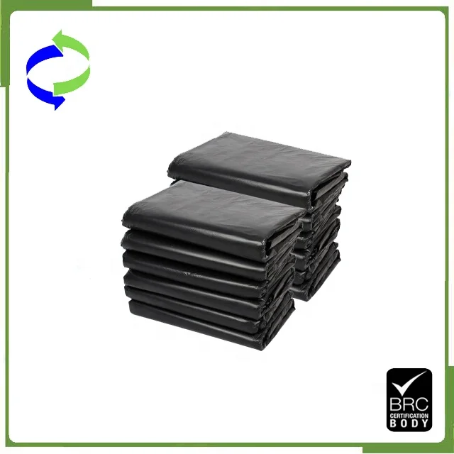 
Supply Custom Plastic Black Garbage Bags/Trash Bag/Trash Can Liner 