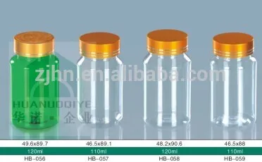 Pharma класса 60 мл пластиковая бутылка с