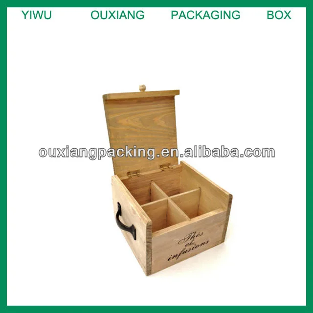Eco friendly wooden tea storage box