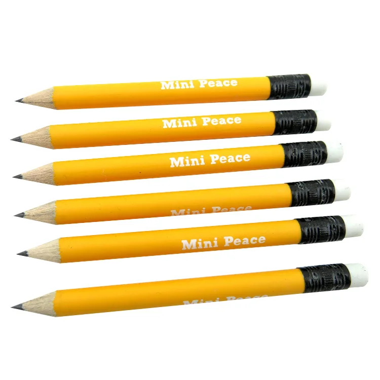 Golf Pencils with Eraser 2 HB Half 4