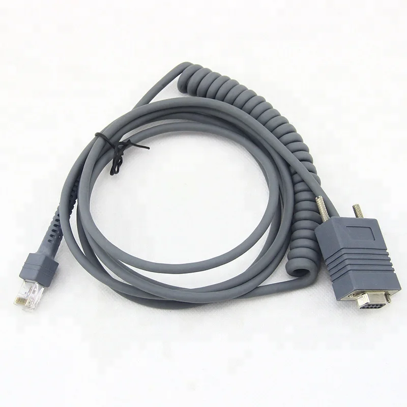 Hand held Barcode Scanner Cable USB to RJ50 cable