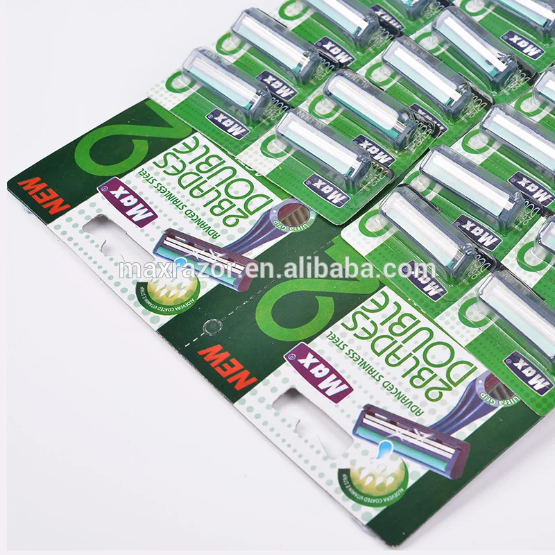 Max brand double blade disposable shaving razor