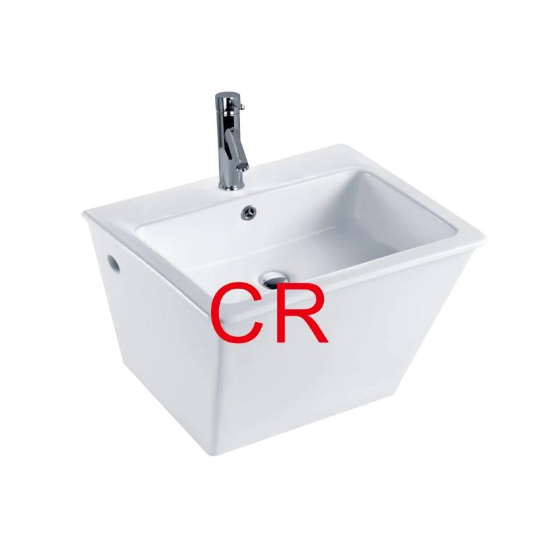 hotel washing basin wall hung wash basin semi pedestal basin