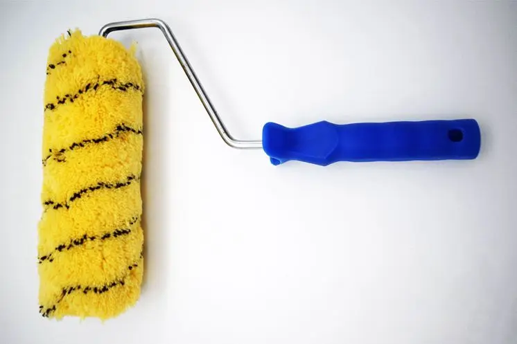 Colorful Synthetic Fiber roller paint brush ,Paint Tray, High Quality Value Pack For All Kind Of Paint Jobs