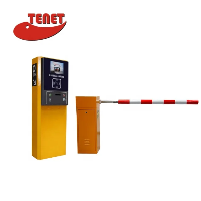 Auto Pay Car Parking System Vehicle Barrier Gate System