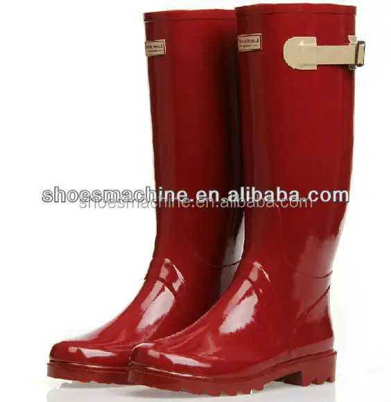Full automatic rotary two colors PVC rain boot shoes making machine price in Dongguan city