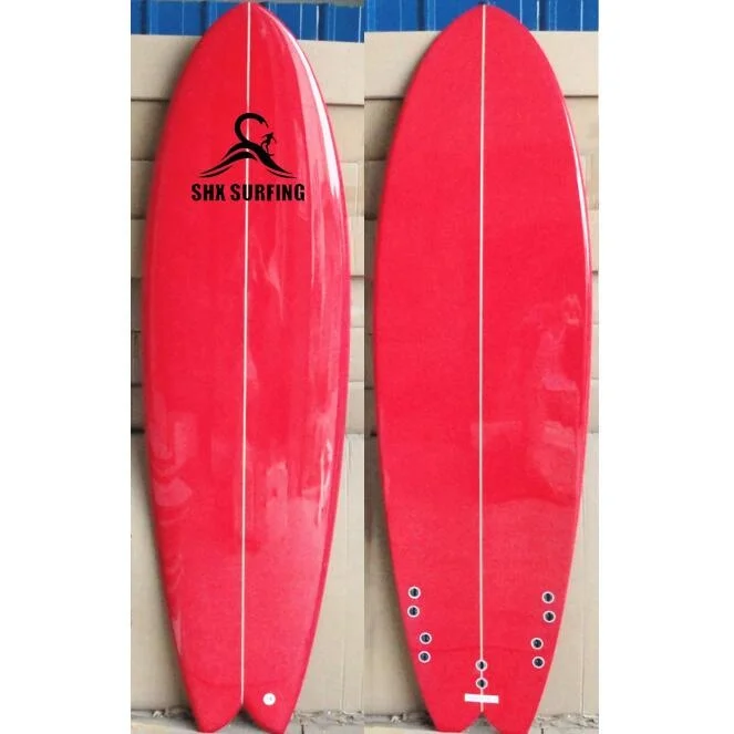 SHX Customer Brand Logo Top Surfboard With Wing Tail