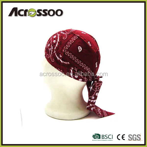 New Pirate Skull and Crossbones Fitted Doo Du Rag pirate hat