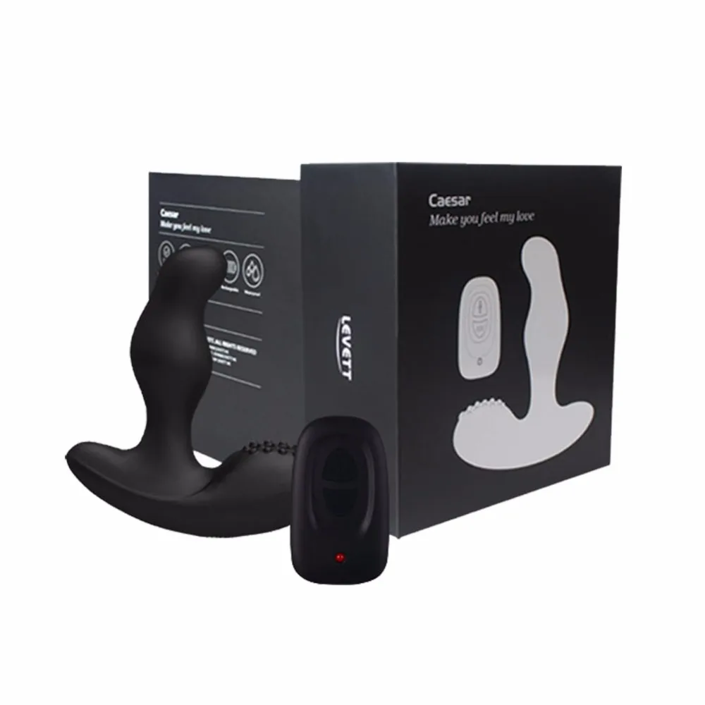 LEVETT Caesar Prostate Massager Vibrator 360 Degree Rotating Remote Control Anal Sex Toy for Men