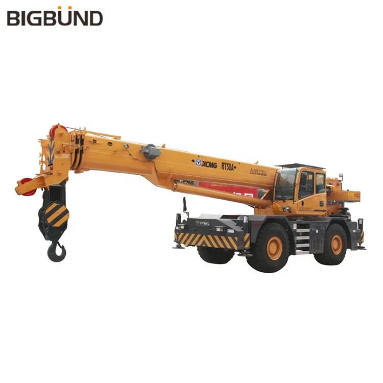 RT50A New Bigbund Official 50 Ton Rough-terrain Crane