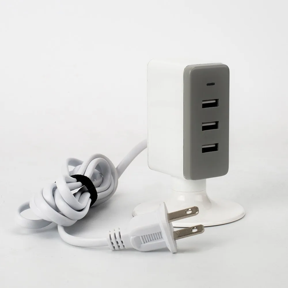 Fenergy Rapid Charging 3-Port Desktop USB Hub Multi Port Smart Charge Tower