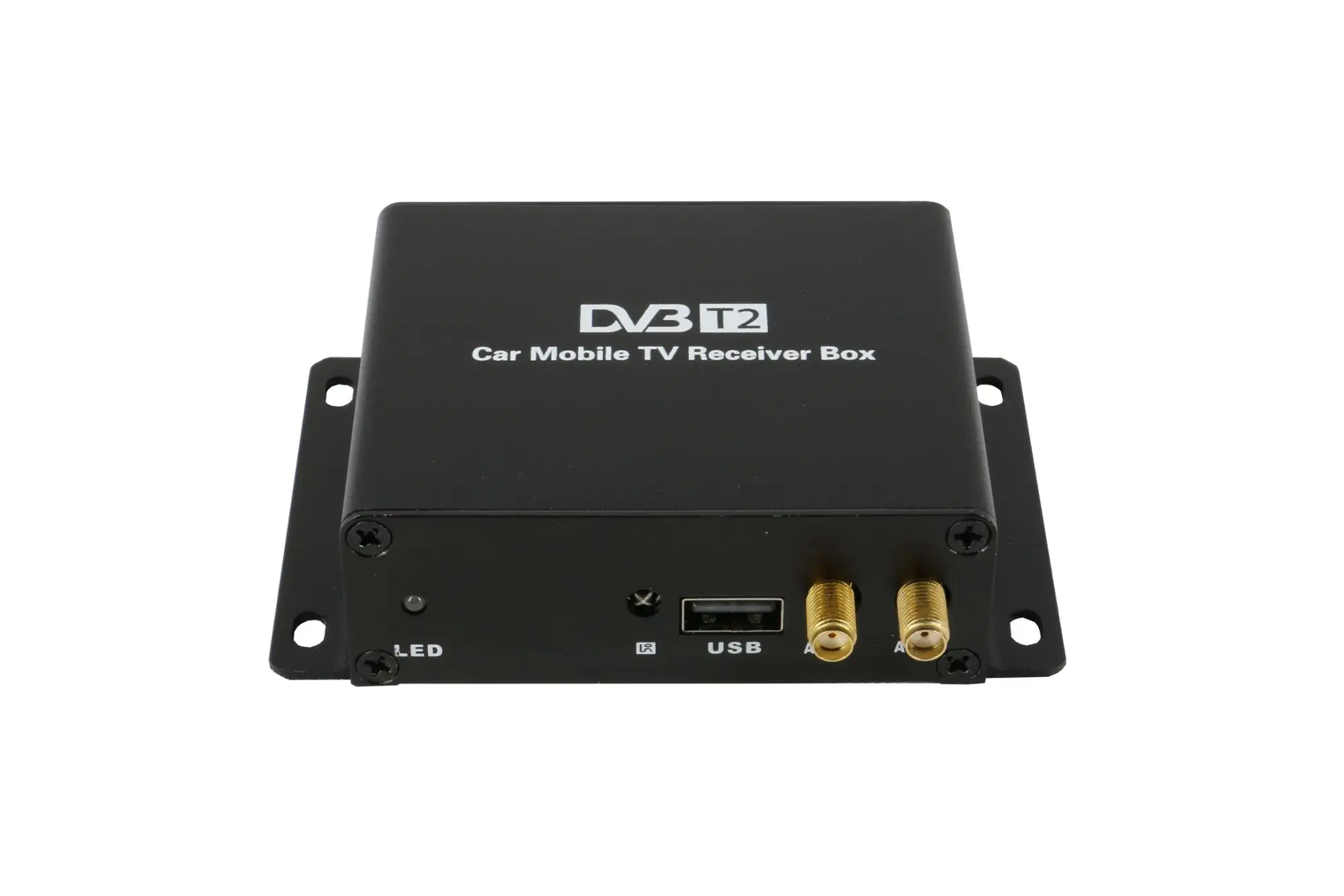 
car mobile digital tv tuner dvb-t2 with cvbs video output Dual Antenna support high speed 180km/h, 1080P HD, USB PVR function 