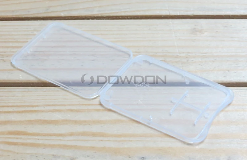 Transparent Plastic Standard SD Memory Card Case Holder Box Storage Carry Storage Box for SD TF Card