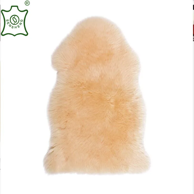 100% Real New Zealand Raw Sheepskin rug Material for clothing decoration sheepskins