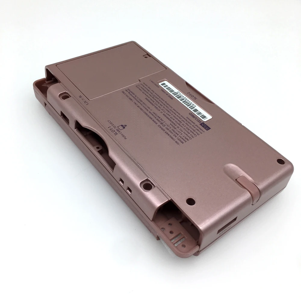 Сменный корпус из розового золота с полным покрытием корпуса + объектив экрана + Набор отверток для Nintendo DS Lite NDSL корпус Запасная часть