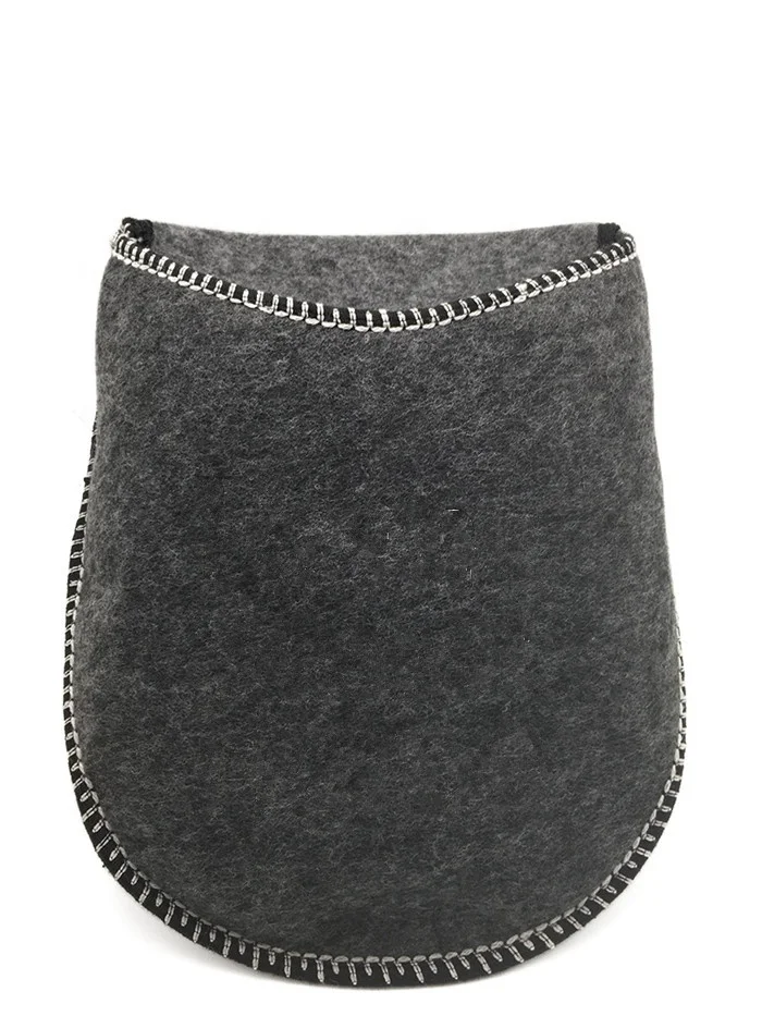 5 in 1 felt bag cheap indoor house guest slippers set