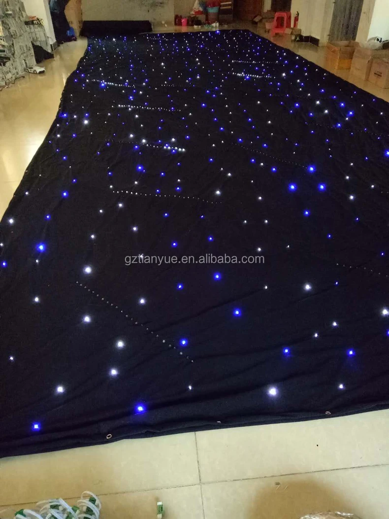 led curtains for stage backdrops Nice night event twinkle light curtain led star curtain