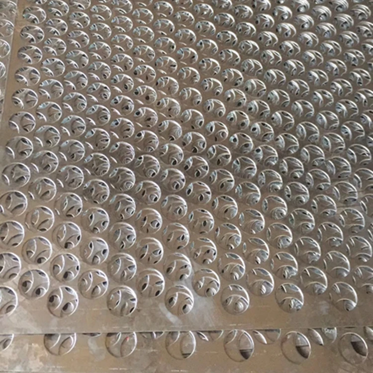 Good quality 5mm round hole size perforated metal mesh punched square hole size netting