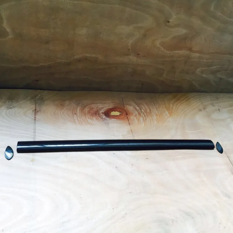 For 1999-2002 Skyline R34 GTT GTR OEM carbon fiber Rear Spoiler Blade and End Slips