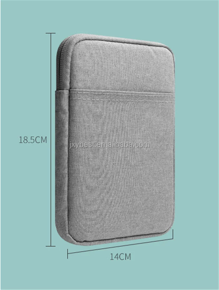 Universal Canvas Zipper Bag for kindle Paperwhite 1 2 3 for Kindle Voyage for Kindle 499 for Kindle 588 for 6 inch Tablet PC