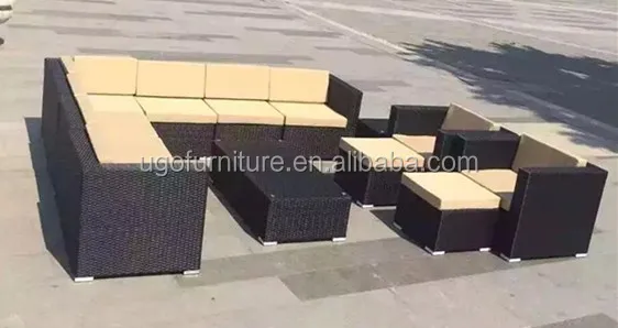 
Luxury rattan sofa set UGO-A130 best price UGO furniture 