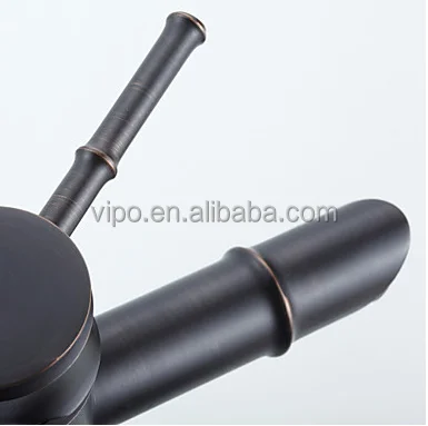 
Bamboo-like Antique Brass Water Tap for Washbasin 
