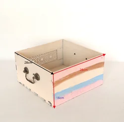 PWPROPS Pink Newborn wooden Basket Baby Girl Bucket photography backdrop Newborn Photo Props